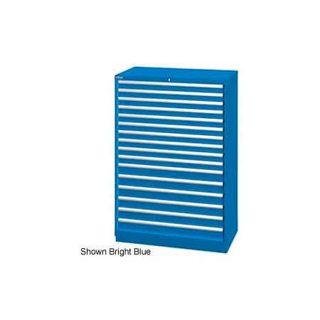 Lista International Lista 40-1/4"W  Cabinet, 16 Drawer, 270 Compart - Classic Blue, Individual Lock XSHS1350-1601CBRG